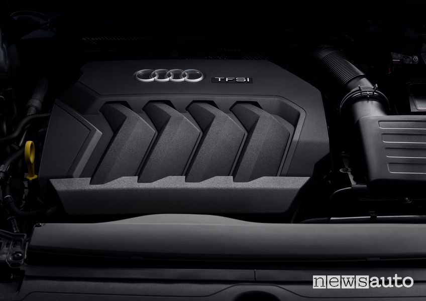 Motore Audi benzina 4 cilindri TFSI mild-hybrid Audi Q3 Sportback