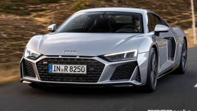 Vista anteriore Audi R8 V10 RWD Coupé