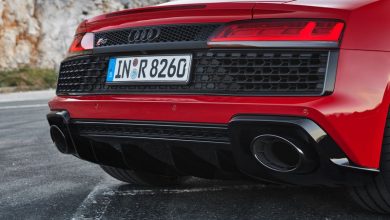 Scarico sportivo, estrattore posteriore Audi R8 V10 RWD Spyder