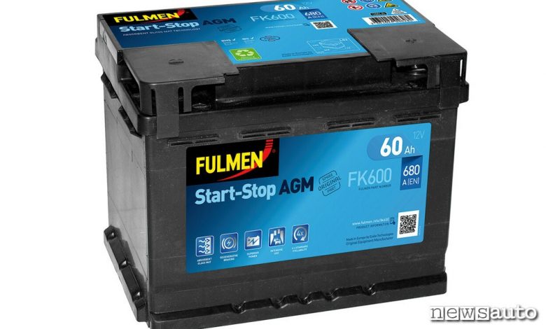 Batteria auto AGM Fulmen FK600 Lampa