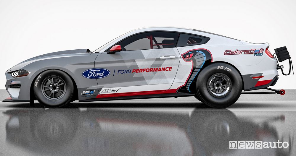 Ford Mustang Cobra Jet 1400 per gare d'accelerazione in elettrico