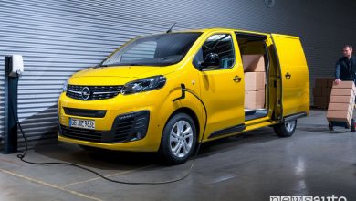 Ricarica da wallbox Opel Vivaro-e elettrico