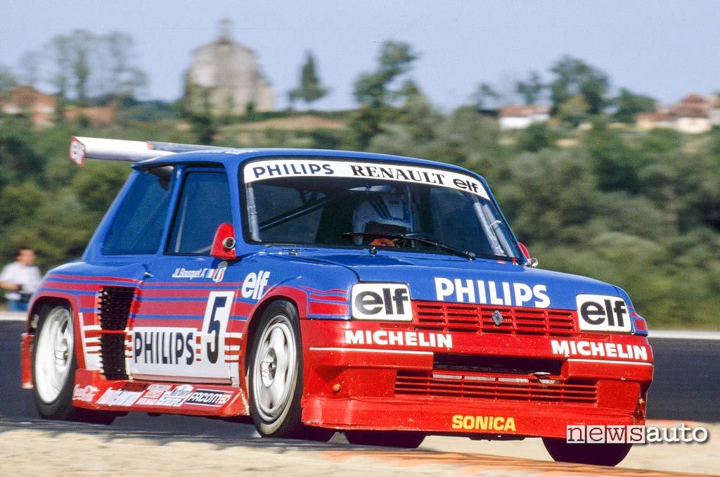Renault 5 Turbo “Production” 1985 con al volante Jean-Louis Bousquet