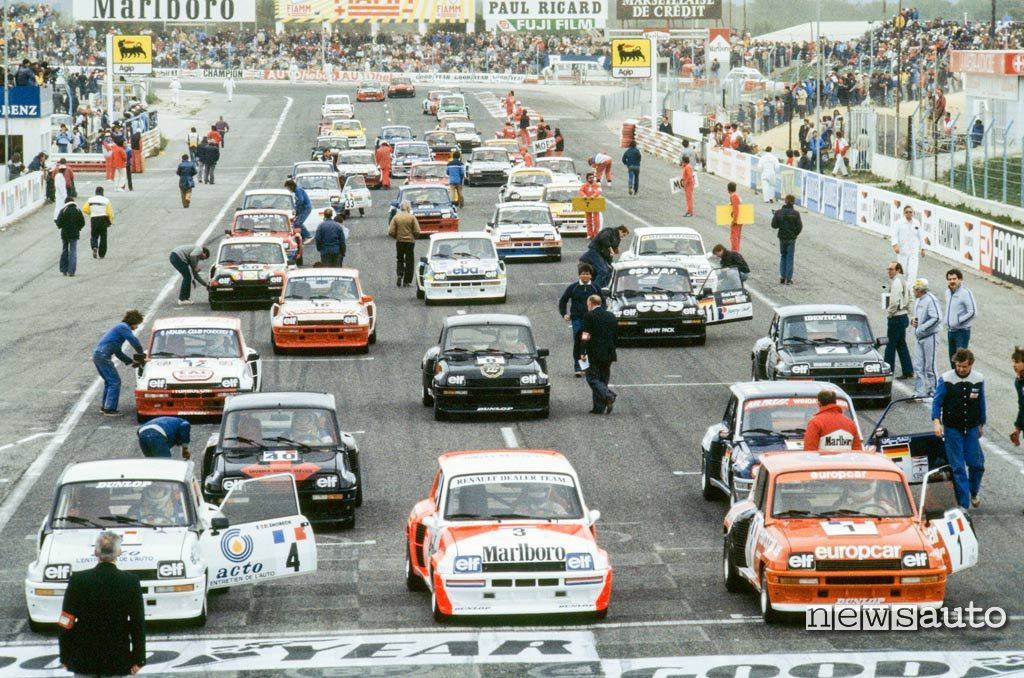 Renault 5 Turbo Coppa d'Europa 1983 sul circuito Le Castelet