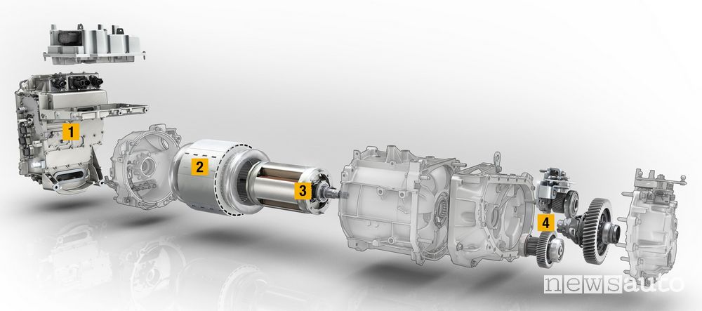 Powertrain Renault Zoe elettrica cambio automatico