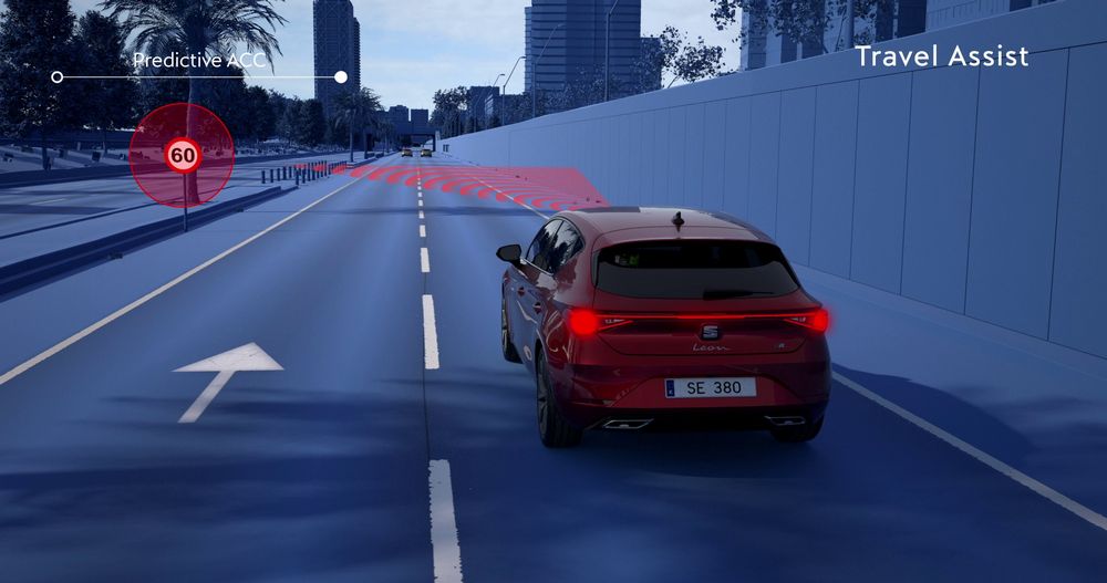 Sistemi ADAS Seat Leon Travel Assist