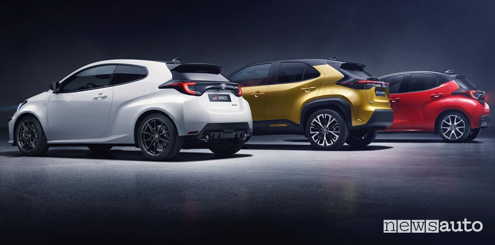 Gamma Toyota Yaris al completo con Toyota Yaris Cross