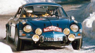 Alpine A110 al Rally di Montecarlo del 1974