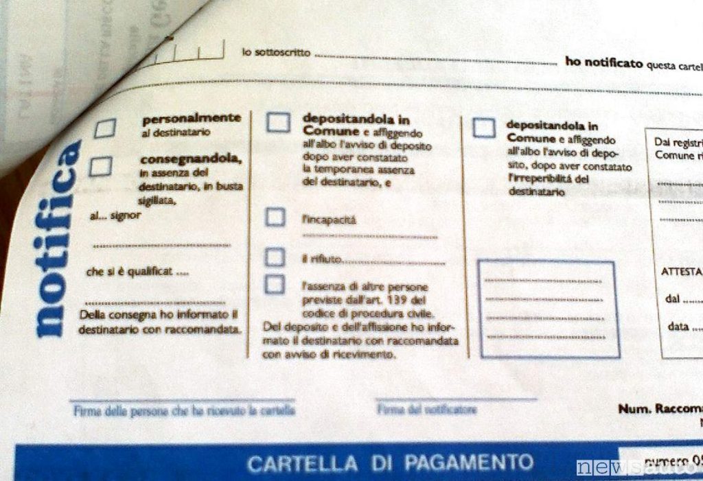 La cartella di pagamento e notifica per bollo auto scaduto e non pagato arriva dall'Agenzia delle Entrate-Riscossione