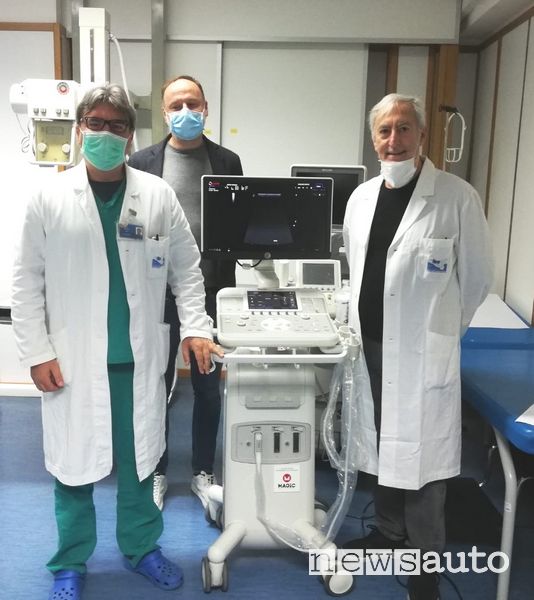 Magicmotorsport dona un ecografo al Covid Hospital di Partinico