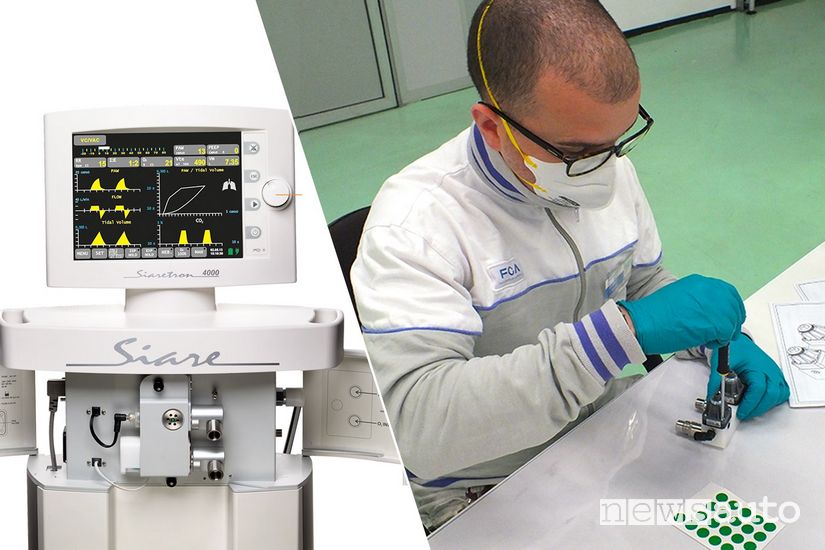 FCA e Ferrari aiutano la Siare nella produzione di ventilatori polmonari