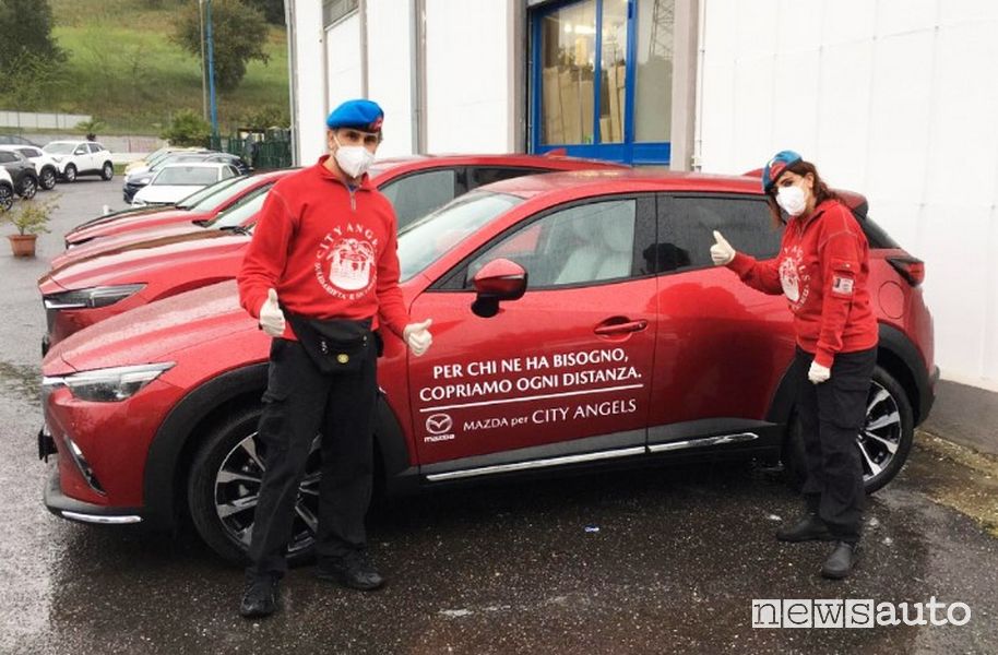 City Angels Odv - Sezione di Roma, associazione di volontariato vicina alle persone più disagiate, e la Protezione Civile della Comunità Montana Sirentina