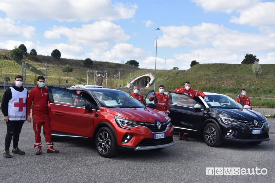 Renault Italia donazioni Croce Rossa Italiana Coronavirus