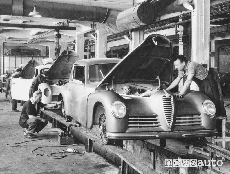 Produzione Alfa Romeo 6C 2500 Sport Freccia d'oro 1947