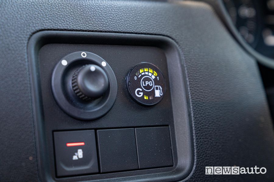 Pulsante commutatore GPL Dacia Duster