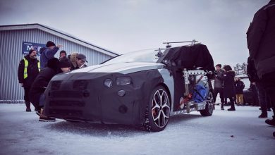 Preparazione Hyundai i20 N test in Svezia sulla neve