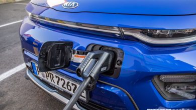 Presa di ricarica rapida CCS Kia e-Soul elettrica EV