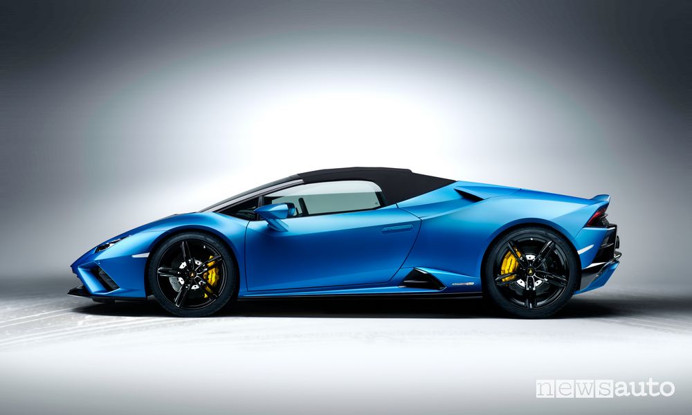 Lamborghini Huracán EVO RWD Spyder capote chiusa