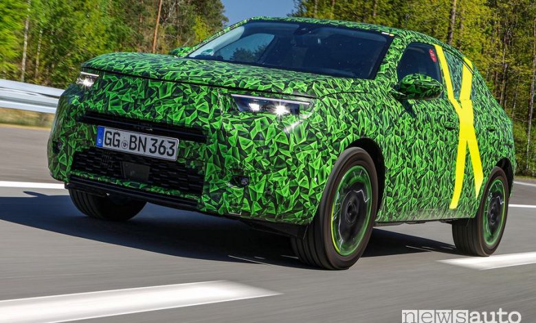 Opel Mokka test su strada in Germania