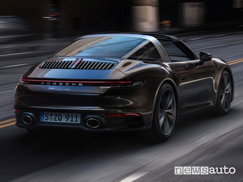 Scarico sportivo posteriore Porsche 911 Targa 4S