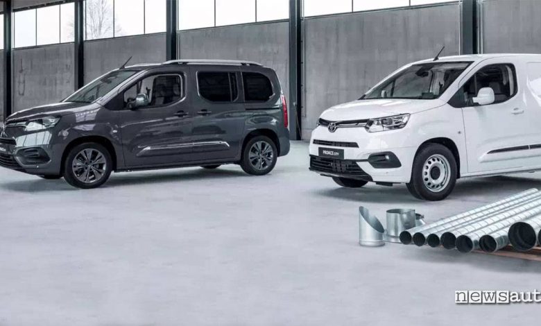 Toyota Proace City Van e Versomultispazio veicoli commerciali lcv
