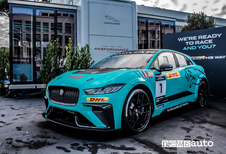 jaguar iPace etrophy eprix roma