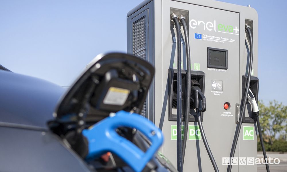Tariffe Enel X ricarica delle auto elettriche