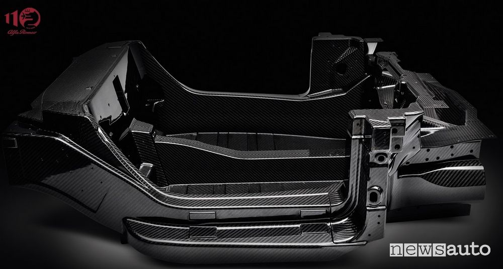 Culla in carbonio Alfa Romeo 4C, 2013