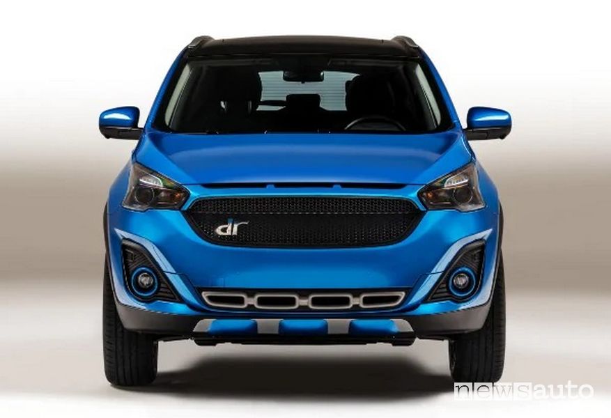 Vista anteriore DR F35 blue