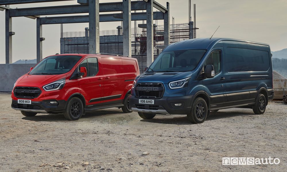 Ford Transit Trail e Transit Custom Trail