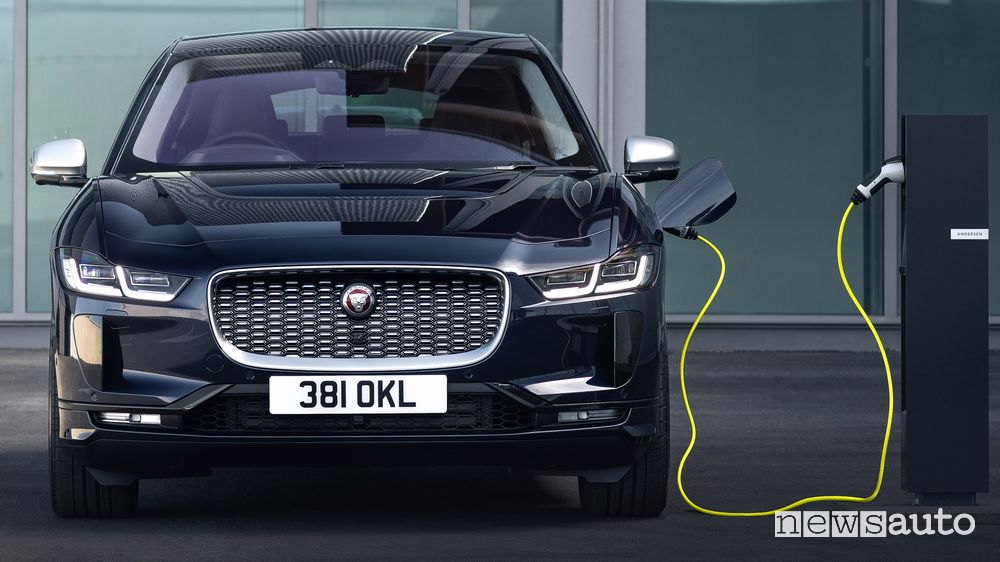 Ricarica da colonnina pubblica Jaguar I-Pace 2021