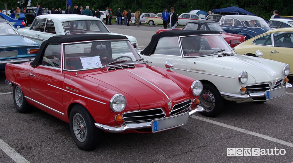 NSU “Prinz Spider” nel ’63, a prima vettura di serie ad adottare un motore rotativo