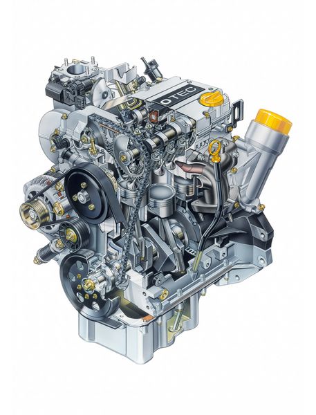 Motore tre cilindri Ecotec 1.0 12V sull'Opel Maxx, prototipo del 1995