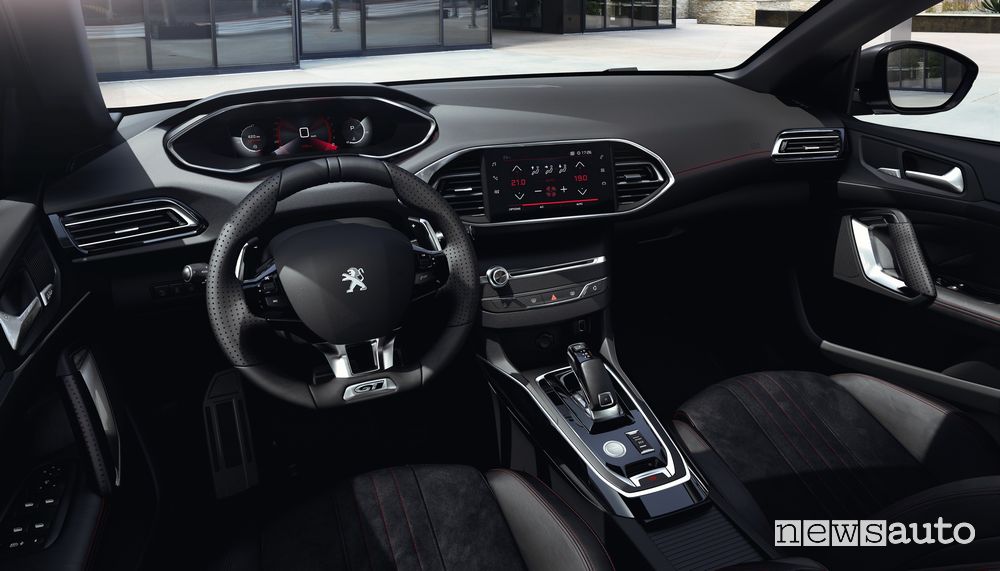 Plancia strumenti i-Cockpit abitacolo Peugeot 308