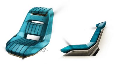 Sedili abitacolo concept Peugeot e-Legend