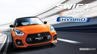 Suzuki Swift Sport Hybrid 2020 arancione Amsterdam vista anteriore