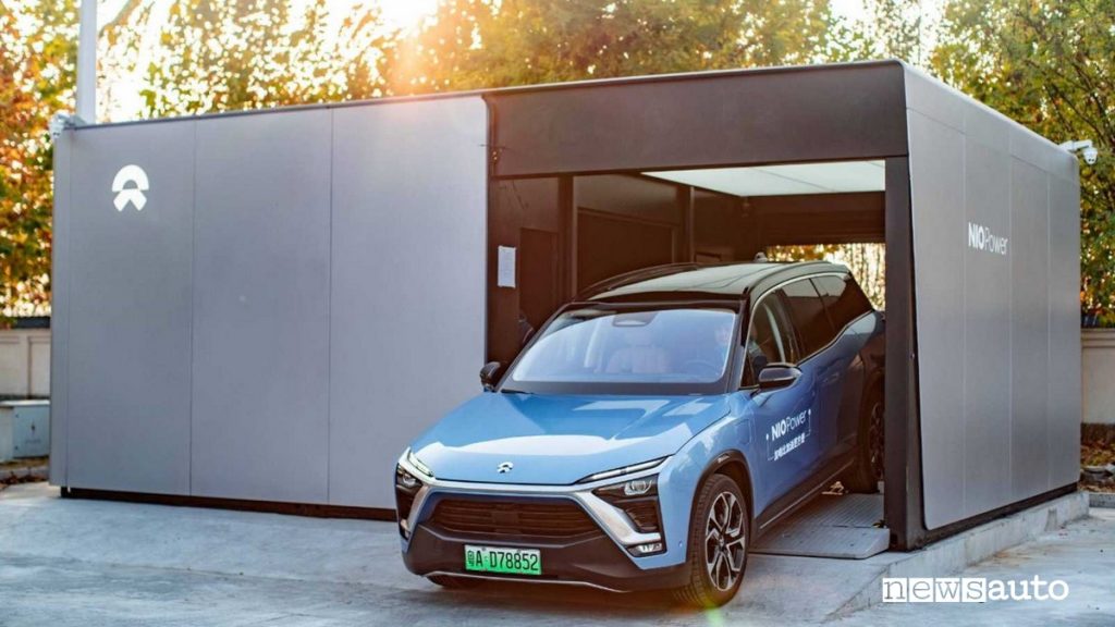 batteria auto elettrica nio suv es8