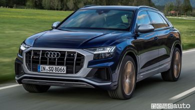 Vista anteriore Audi SQ8 TFSI