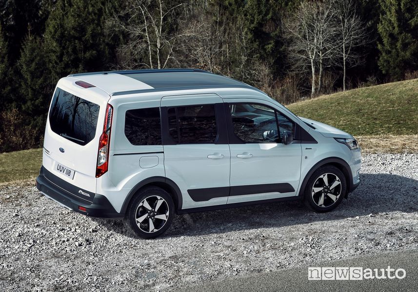 Vista posteriore Ford Tourneo Connect Active