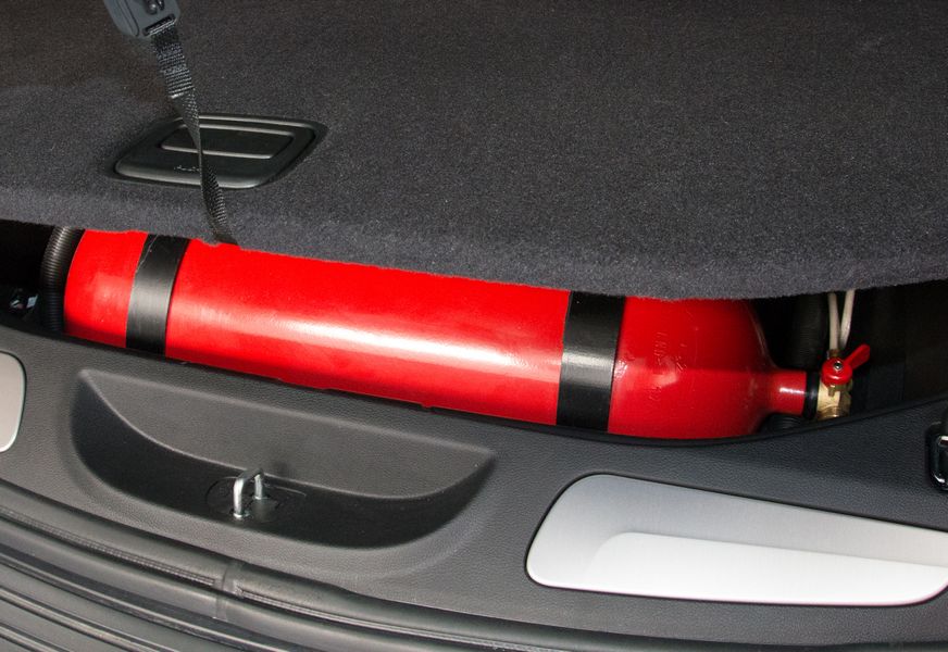 Bombole metano impianto Diesel Dual Fuel bagaglio Jeep Grand Cherokee