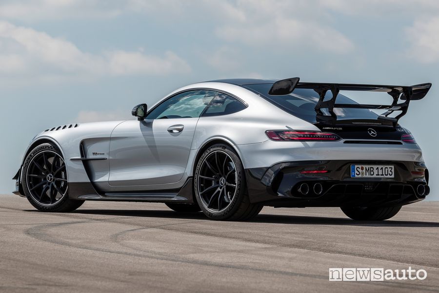 Vista posteriore Mercedes-AMG GT Black Series