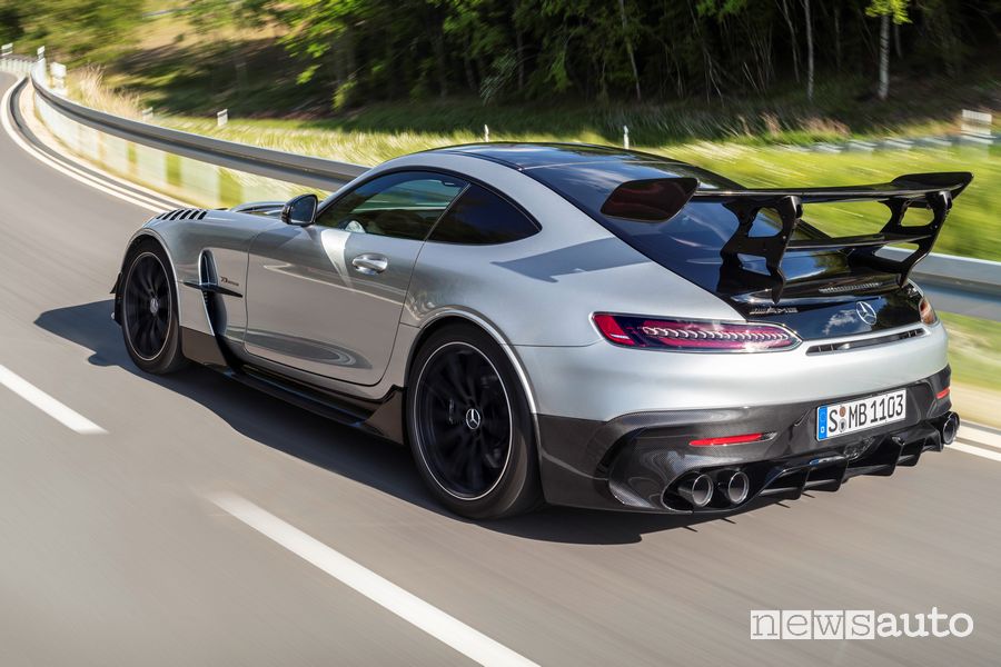 Vista posteriore Mercedes-AMG GT Black Series