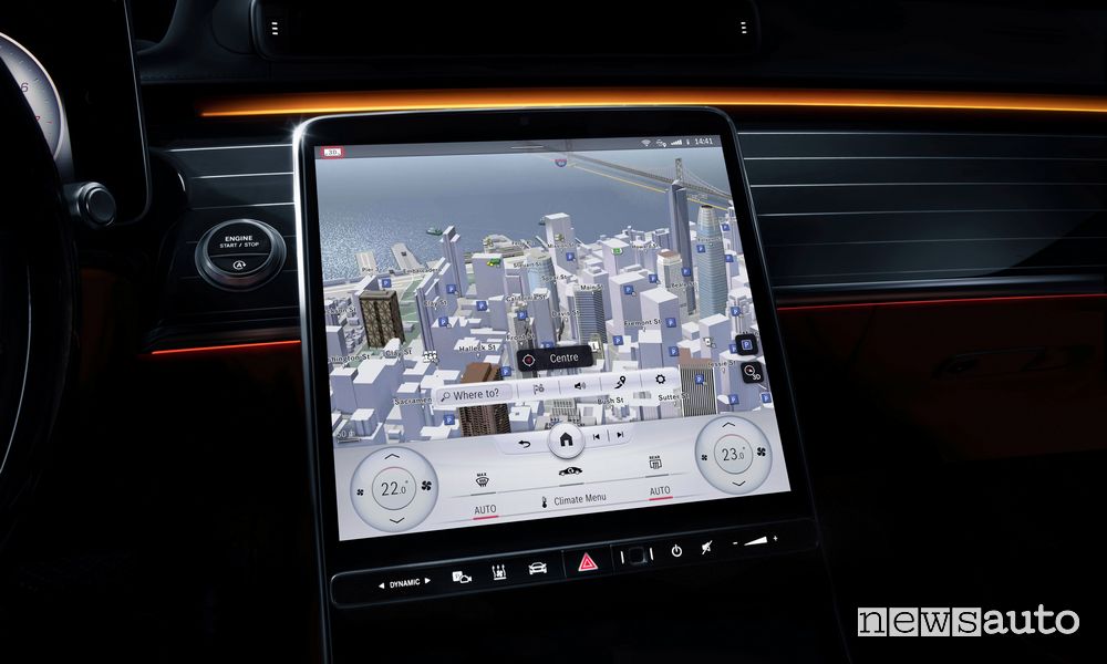 Mercedes-Benz MBUX con display 3D