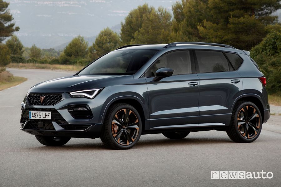 Vista di profilo Cupra Ateca
