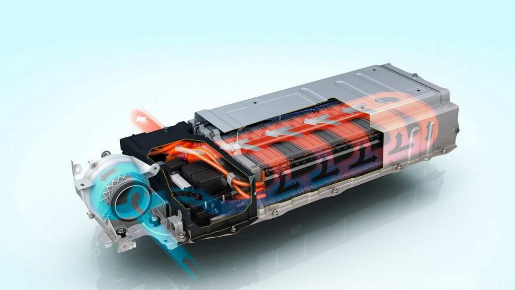 Batteria agli ioni di litio con raffreddamento ad aria