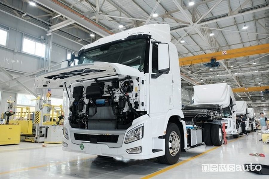 Camion ad idrogeno Hyundai, caratteristiche e autonomia
