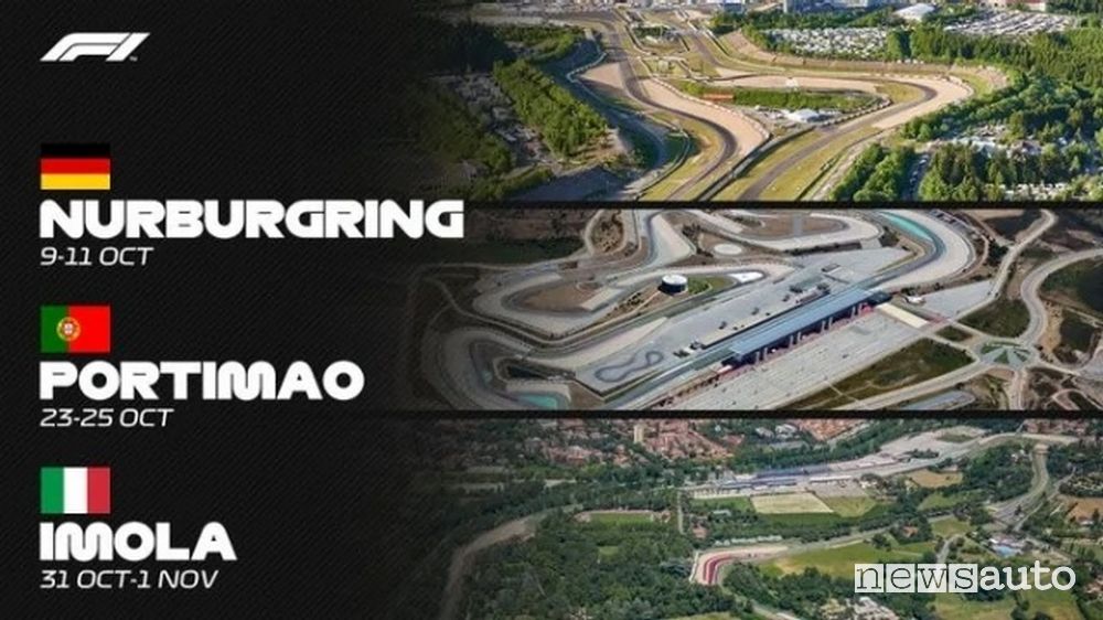 calendario f1 2020