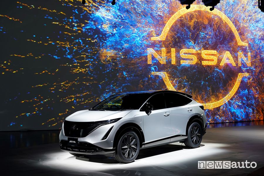 Presentazione Nissan Ariya, crossover coupé elettrico