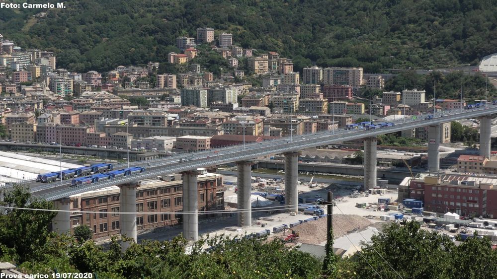Collaudo Ponte Morandi di Genova