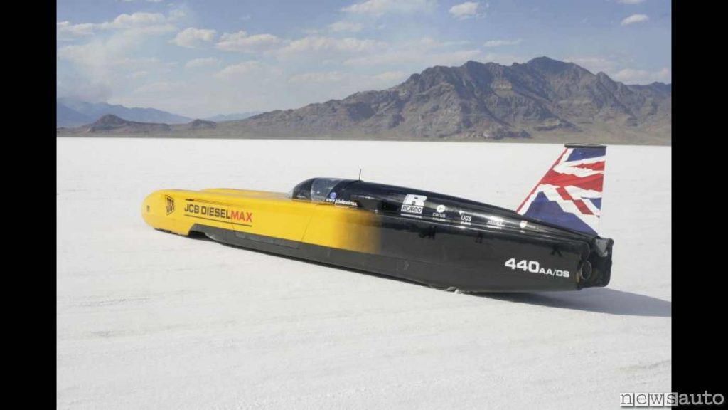 JCB DieselMax record del mondo di velocità per un veicolo diesel